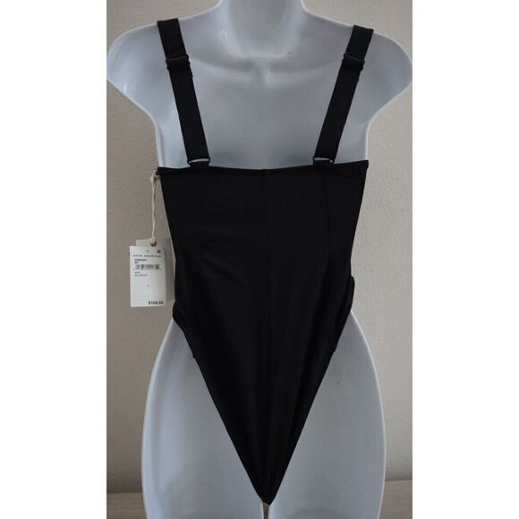 Good American GSW0243 Women's Sz 1/S Black Contour Compress 1-Pc Swimsuit - Picture 2 of 11